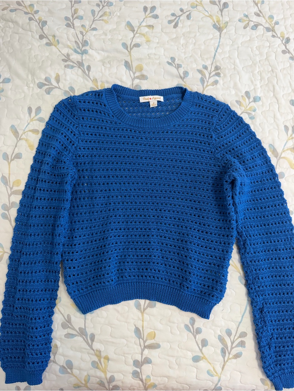 Knit Crewneck Sweater in Cobalt Blue by Madewell